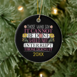 Feminist Leader Empowered Women Ceramic Ornament