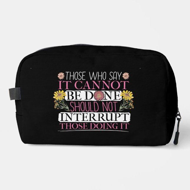 Feminist Leader Empowered Women Dopp Kit (Front)
