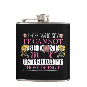 Feminist Leader Empowered Women Flask