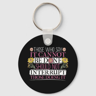 Feminist Leader Empowered Women Keychain