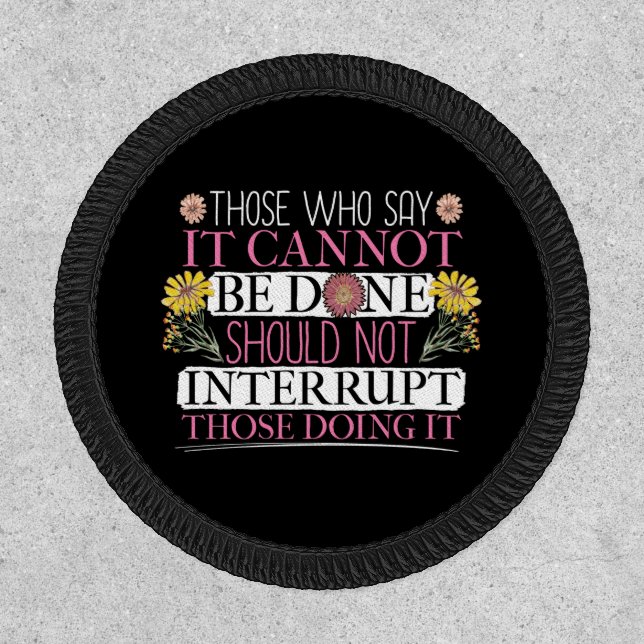 Feminist Leader Empowered Women Patch (Front)