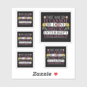 Feminist Leader Empowered Women Sticker