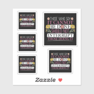 Feminist Leader Empowered Women Sticker