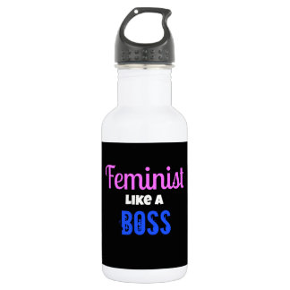 Feminist Like A  Boss Water Bottle