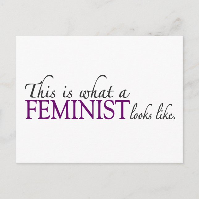 Feminist Looks Like Postcard (Front)