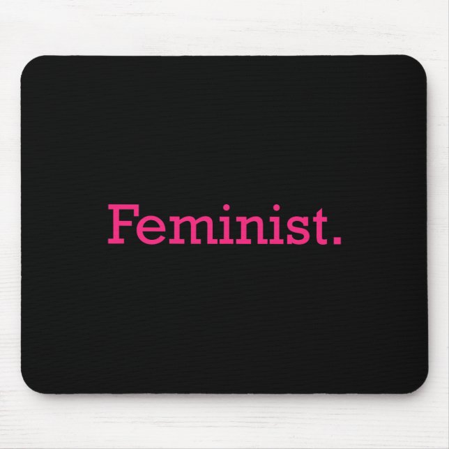 Feminist Minimal Resist Patriarchy  Mouse Pad (Front)