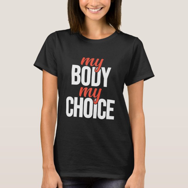Feminist My Uterus My Choice T-Shirt (Front)