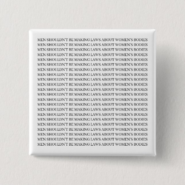 Feminist Pin - Pro Choice (Front)