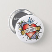 Feminist Pinback Button (Front & Back)