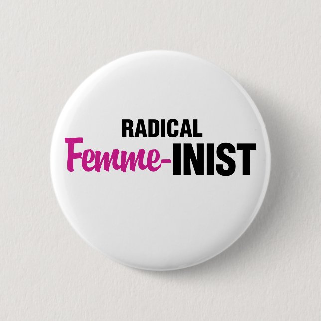 Feminist Pinback Button (Front)