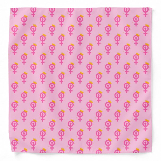 Feminist Pink Bandana (Front)