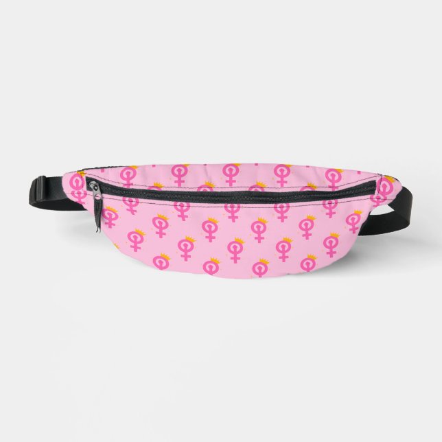 Feminist Pink Fanny Pack (Front)