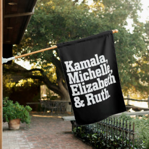 Feminist Political Kamala Michelle Elizabeth Ruth House Flag