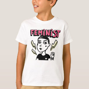 Feminist Pop Art Girl T-Shirt