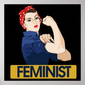 Feminist Poster by Vintage_Bubb at Zazzle