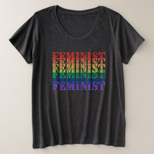 Feminist Pride Plus Size T-Shirt