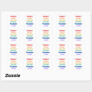 feminist pride stickers