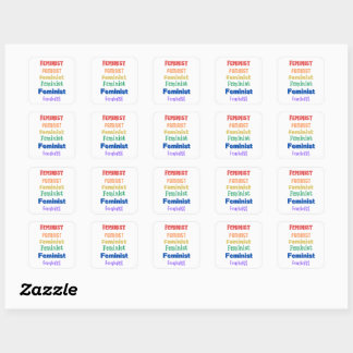feminist pride stickers