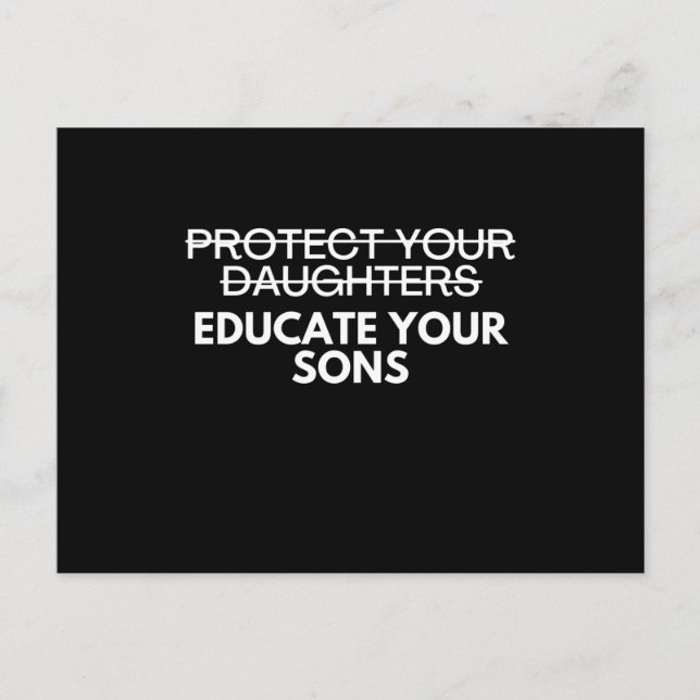 Feminist Pro Choice Abortion Rights Postcard (Front)