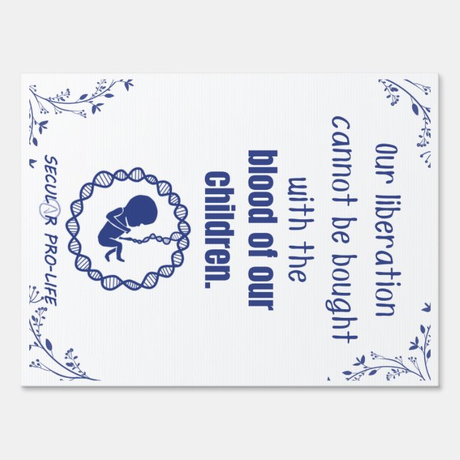Feminist Pro-Life Sign (Front)