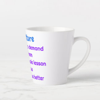 Feminist Reclaiming Our Stories Poetry Quote Latte Mug