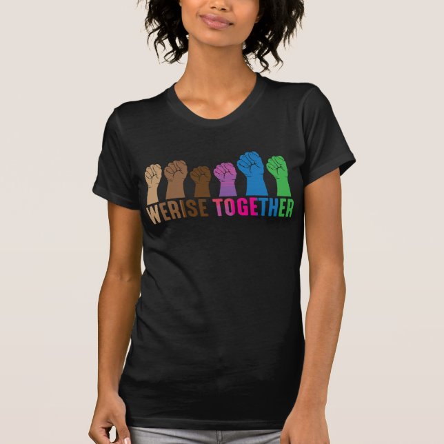 Feminist Resistance Human Equality Social Justice T-Shirt (Front)