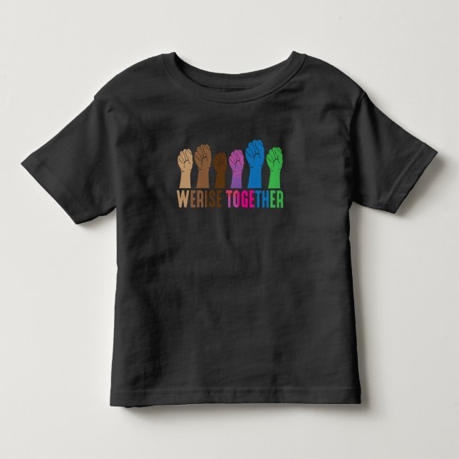 Feminist Resistance Human Equality Social Justice Toddler T-shirt (Front)