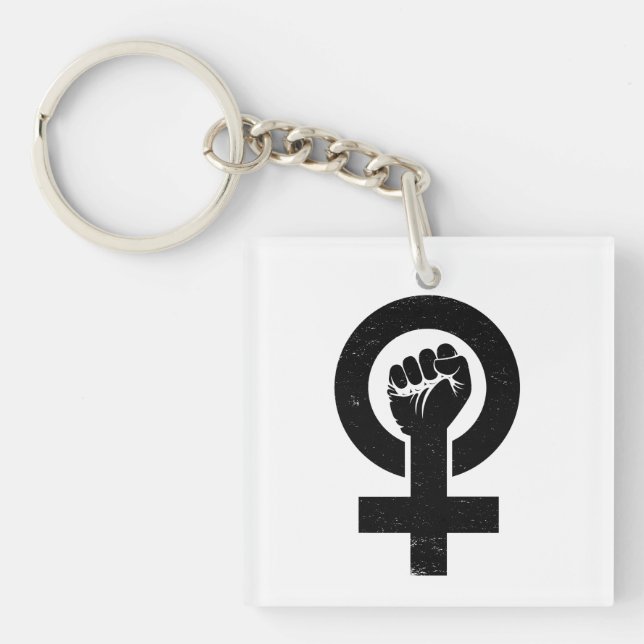 Feminist Resistance Keychain (Front)