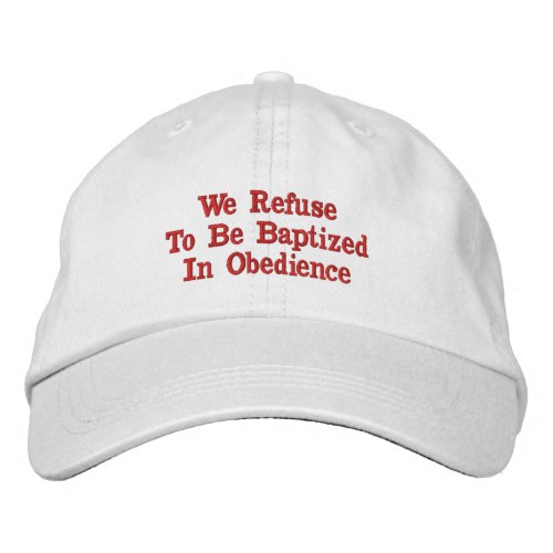 Feminist Resistance Poetry Quote White Embroidered Baseball Cap