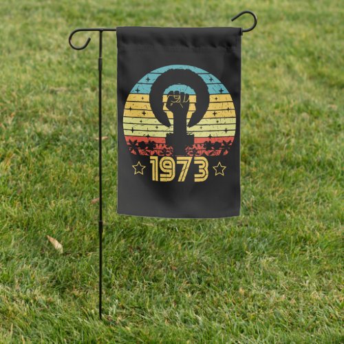 Feminist Roe V Wade Rights 1973 Garden Flag