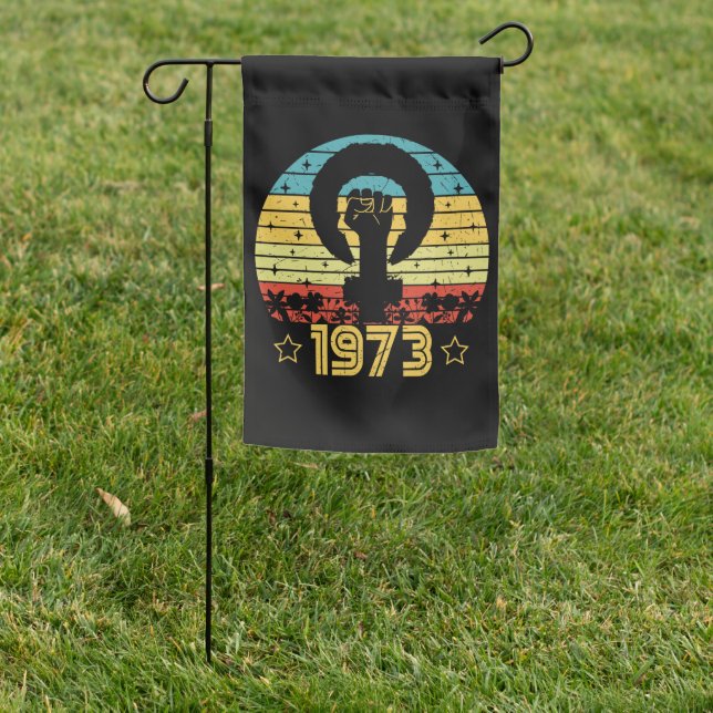 Feminist Roe V Wade Rights 1973 Garden Flag (In SItu)