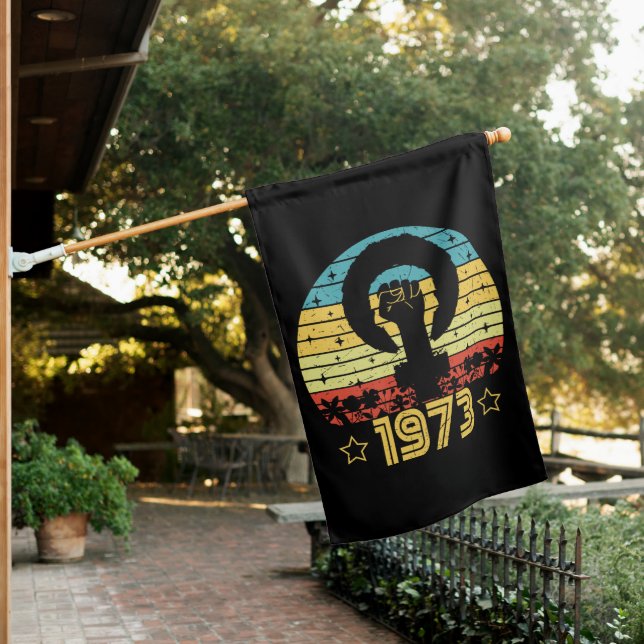 Feminist Roe V Wade Rights 1973 House Flag (In SItu)