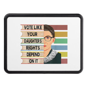 Feminist Ruth Bader Ginsburg RBG Quote Girl With B Hitch Cover