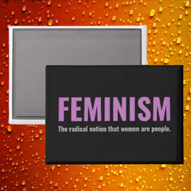 Feminist Statement Magnet (Creator Uploaded)