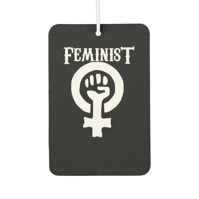 Feminist symbol air freshener (Front)