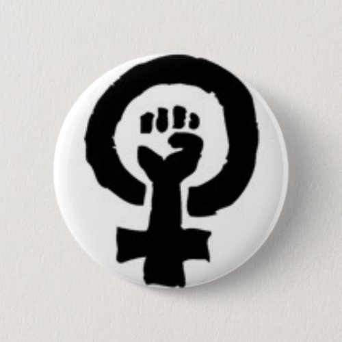 Feminist Symbol Button