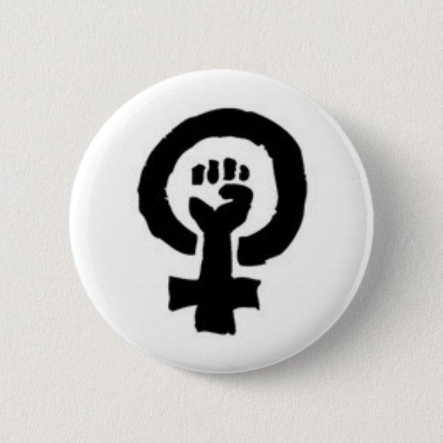 Feminist Symbol Button (Front)
