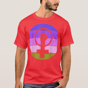 Feminist Symbol Female Equality Woman Up Feminism  T-Shirt