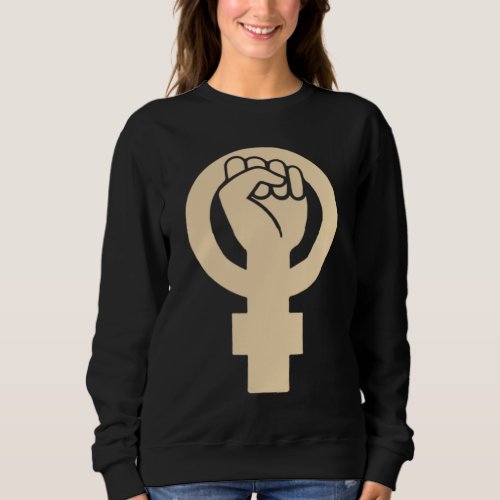 Feminist Symbol Heart Defend Equality Womens Righ Sweatshirt