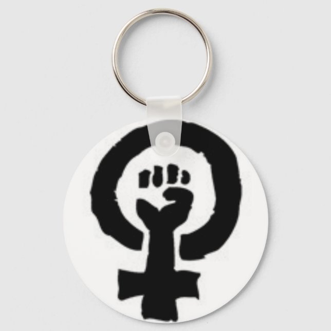 Feminist Symbol Keychain (Front)