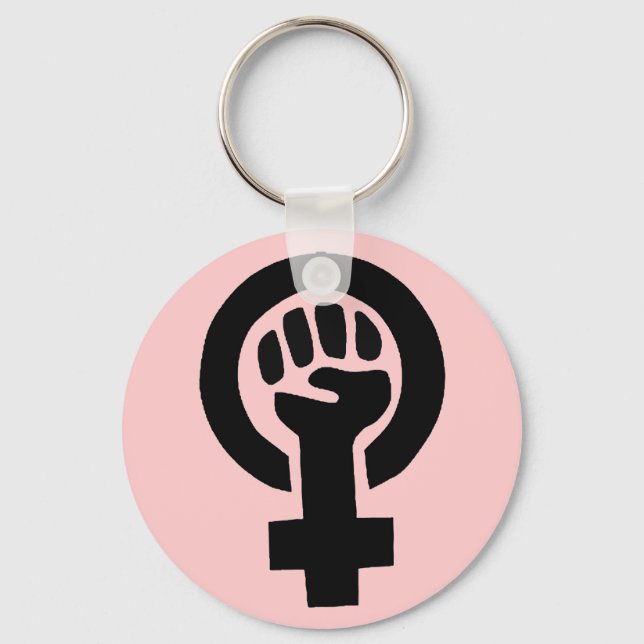 Feminist Symbol Keychain (Front)