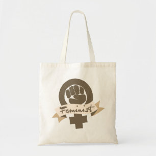 Feminist symbol tote bag