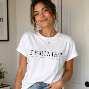 Feminist T-shirts Girl Power Equality Self Love