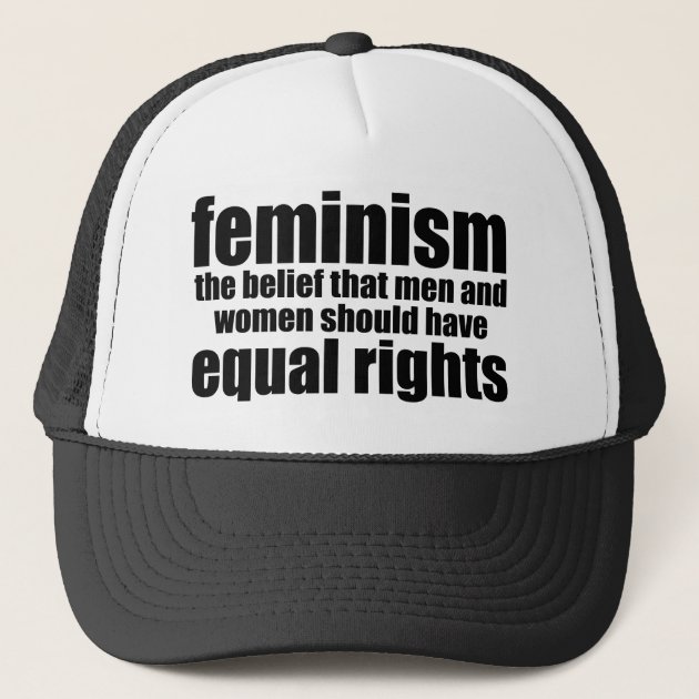 feminist trucker hat