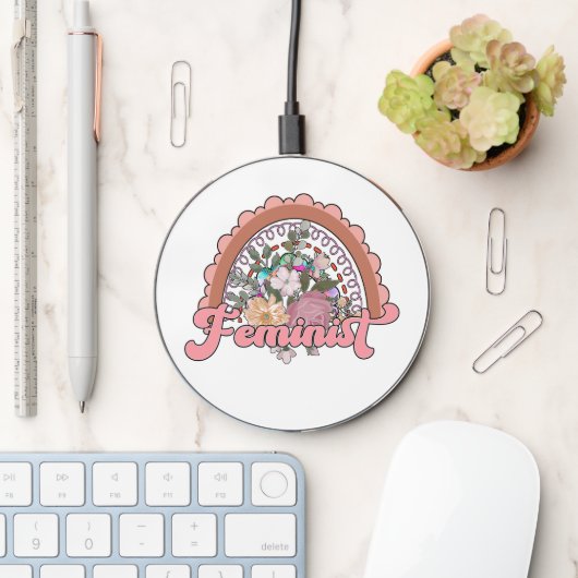 Feminist Wireless Charger (Desk)
