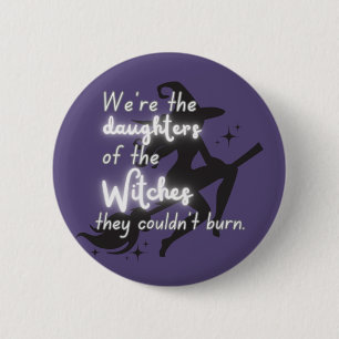 "Feminist Witch" Button
