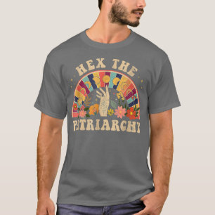 Feminist Witch He The Patriarchy Halloween Witch V T-Shirt