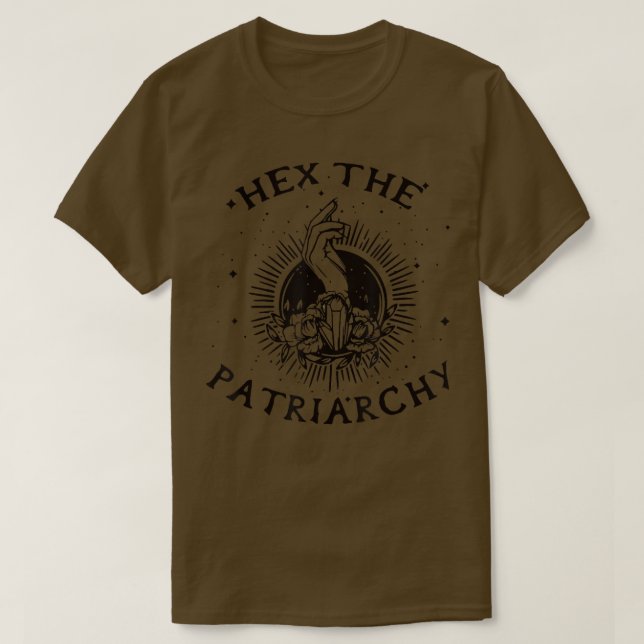 Feminist Witch, He The Patriarchy, Witchcraft, Wic T-Shirt (Design Front)