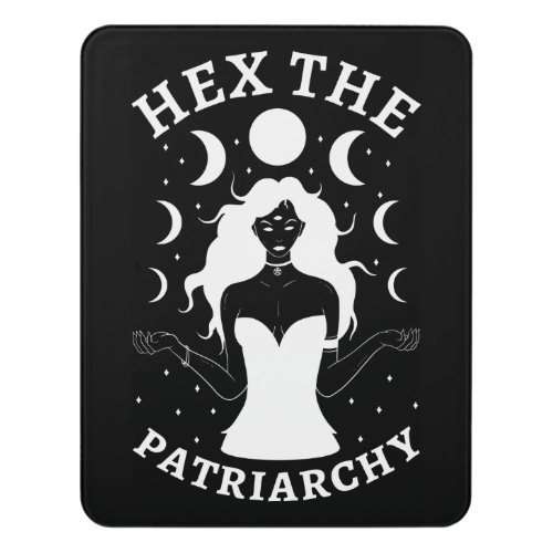 Feminist Witch _ Hex The Patriarchy II Door Sign