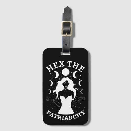 Feminist Witch _ Hex The Patriarchy II Luggage Tag